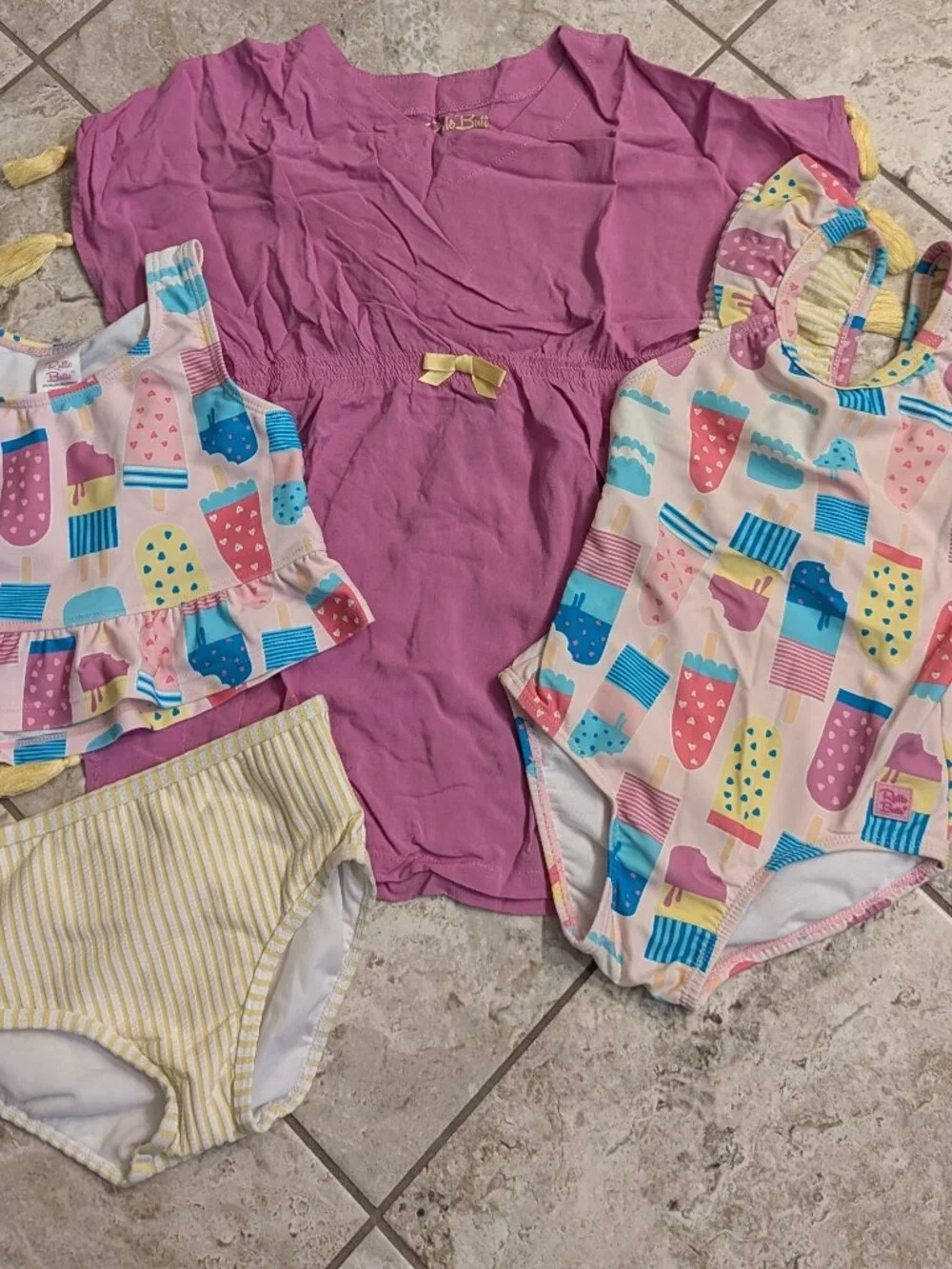 Sz 4T Ruffle Butts swim collection